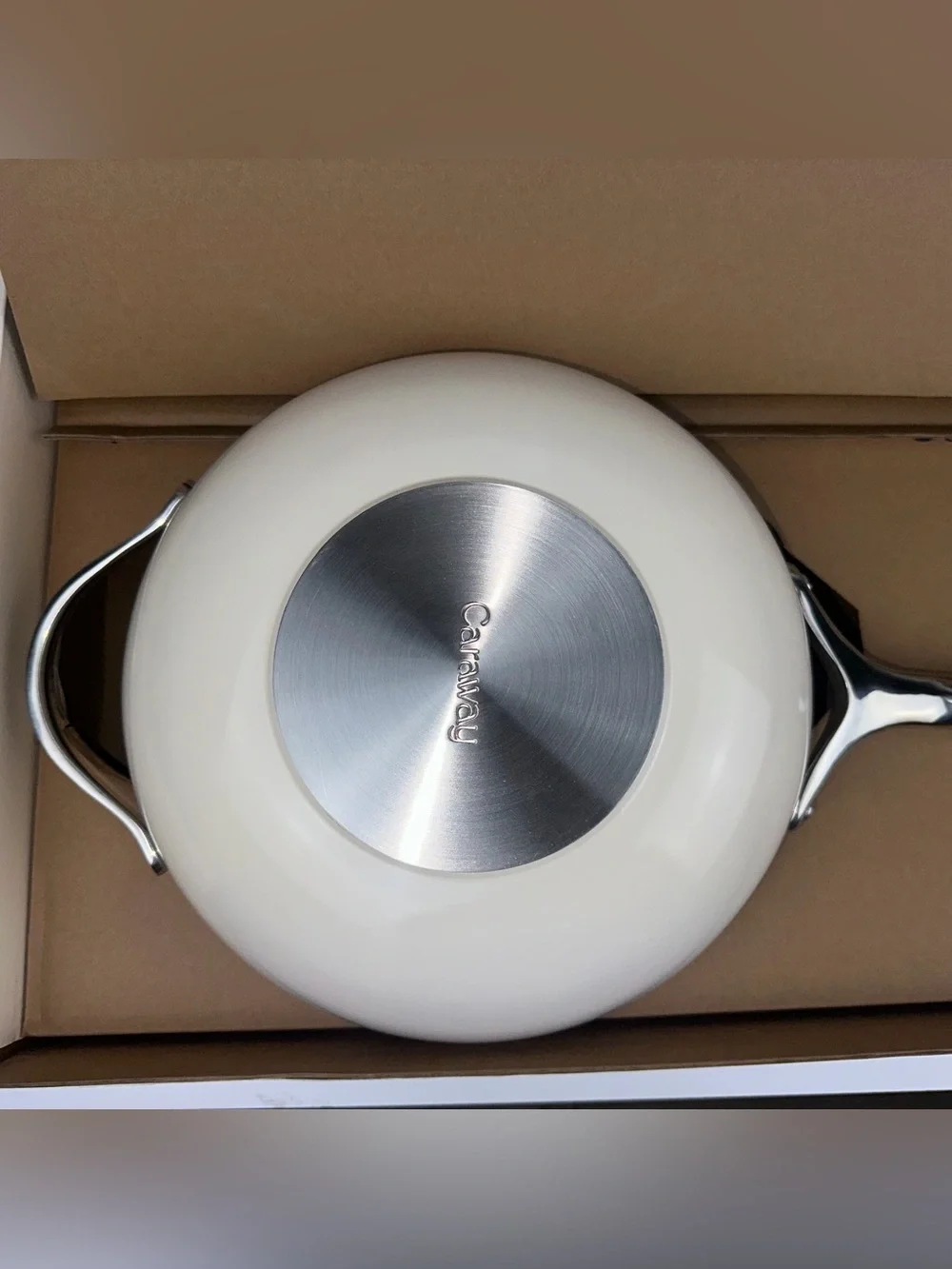 NEW $145 Caraway Stir Fry Pan 12” Wok-Inspired Non-Stick Ceramic Pan